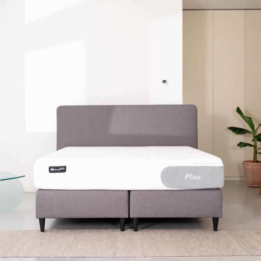 Cloudpillo Plus Matras 90x200 125 Dagen Proefslapen Adaptive Support Laag 4-laags Ultiem Comfort Uitwasbaar