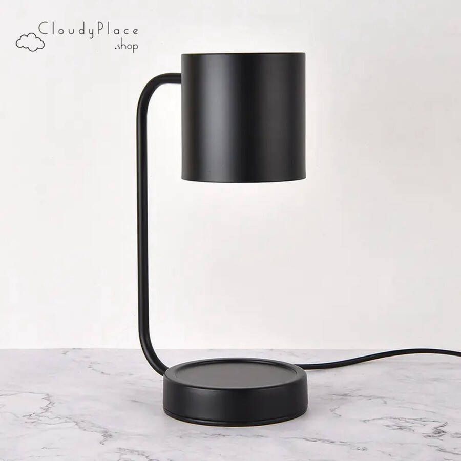 CloudyPlace Candle Warmer Lamp Kaars Lamp Wax Warmer Zwart Dimmer en Timer Functie Geniet zonder vlam veel langer van je geurkaars! Ideaal cadeau voor man; Ideaal cadeau voor vrouw - Foto 2