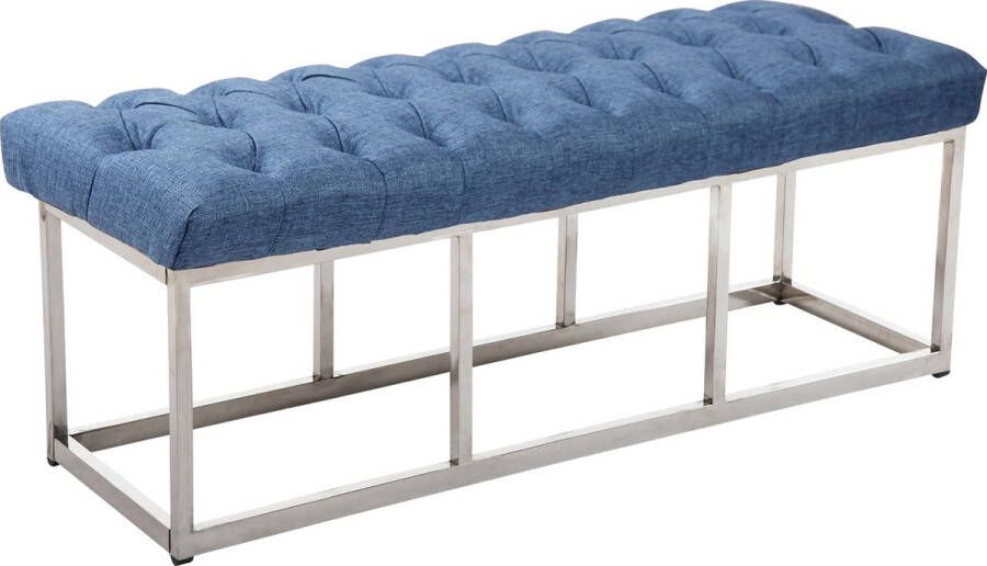 Clp Amun Zitbank Rvs Stof blauw 120 cm - Foto 2