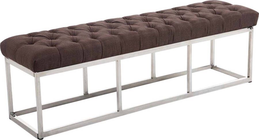 Clp Amun Zitbank Rvs Stof taupe 120 cm