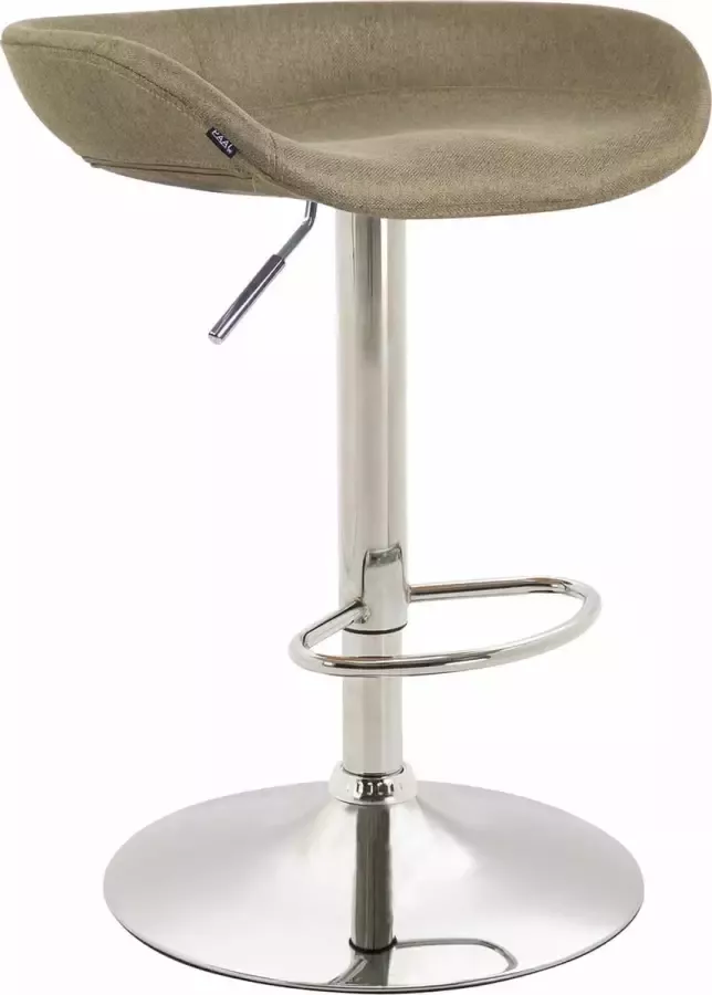 Clp Anaheim Barkruk Stof groen chroom