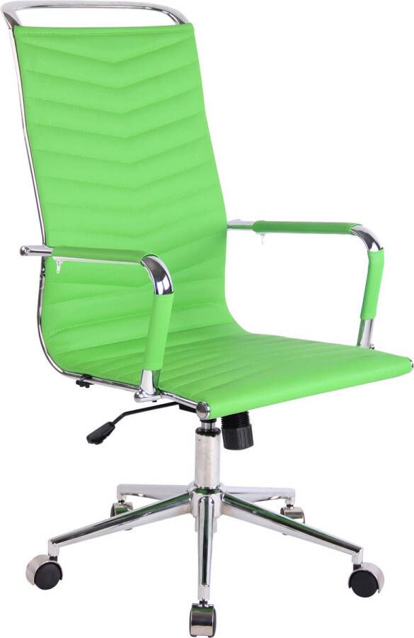 Clp Batley Bureaustoel Voor volwassenen Met armleuningen Ergonomische groen Kunstleer