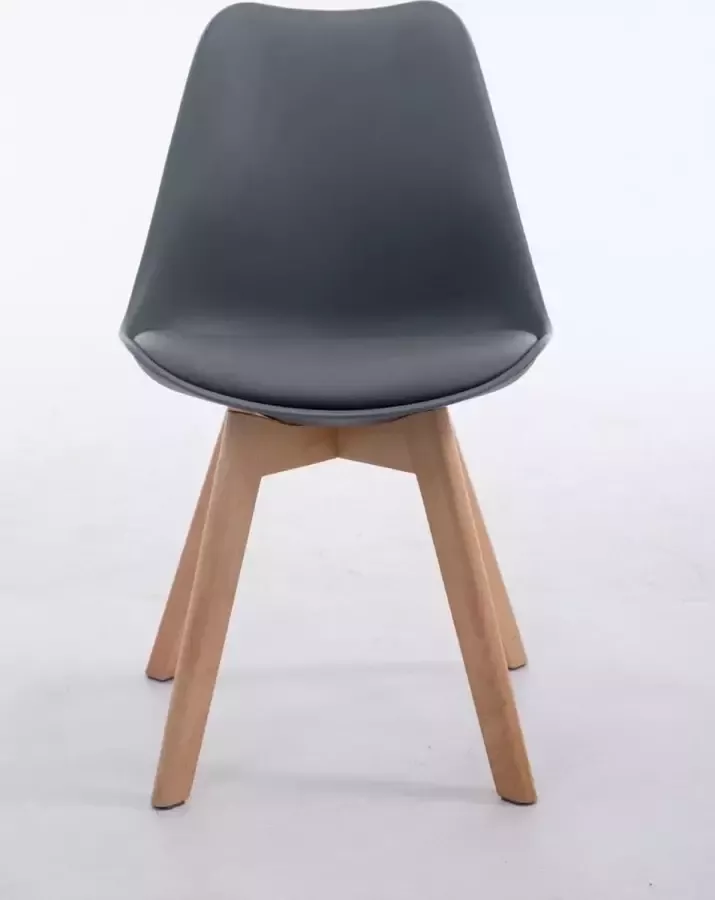 CLP Eetkamerstoel Borneo V2 Natura (Eik) Frame Kunstleer