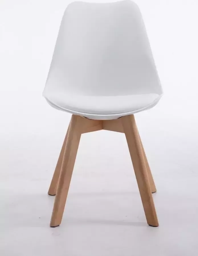 CLP Eetkamerstoel Borneo V2 Natura (Eik) Frame Kunstleer