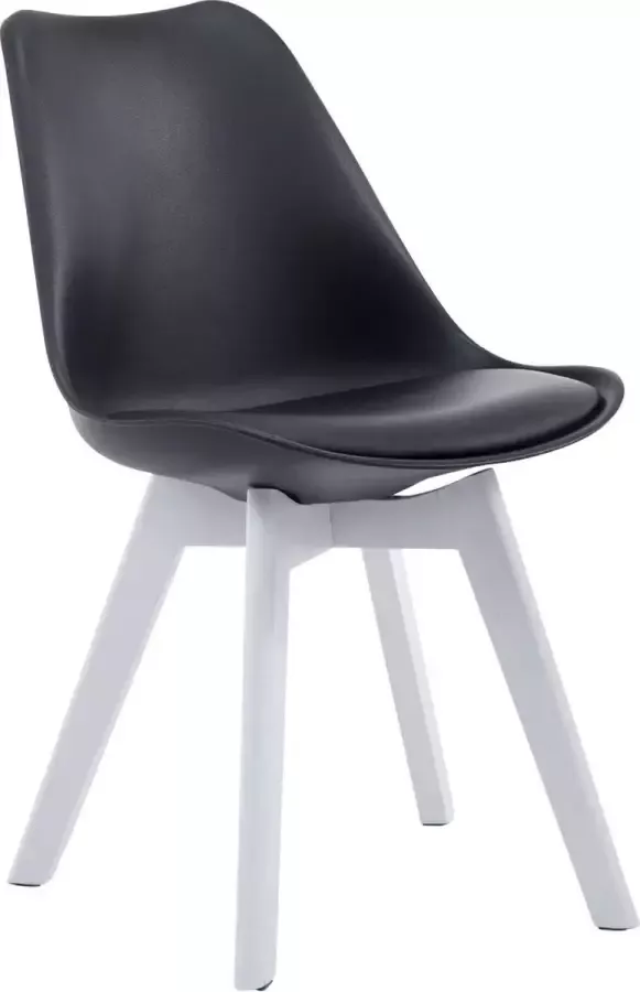 CLP Eetkamerstoel Borneo V2 Wit Frame Kunstleer - Foto 2