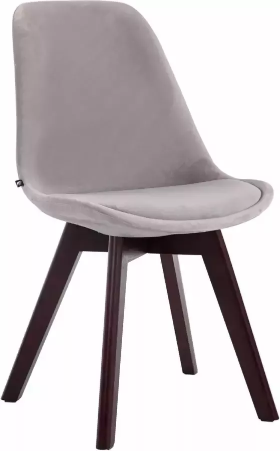 CLP Eetkamerstoel Borneo V2 Walnoot Frame Fluweel - Foto 1