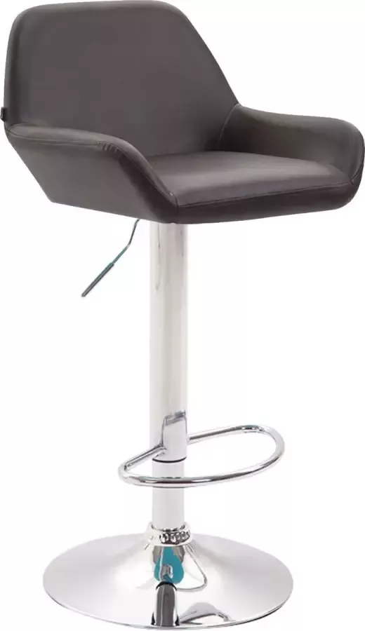 CLP Barkruk Braga Chroom Frame Kunstleer