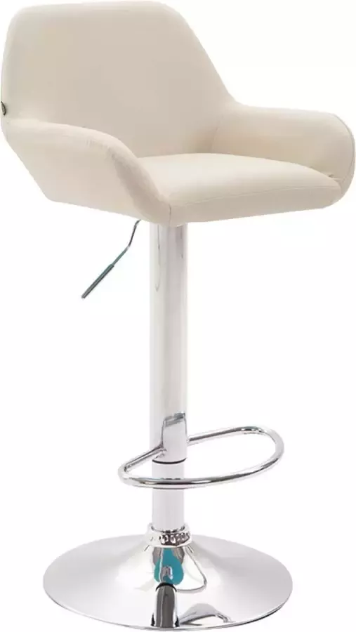 CLP Barkruk Braga Chroom Frame Kunstleer