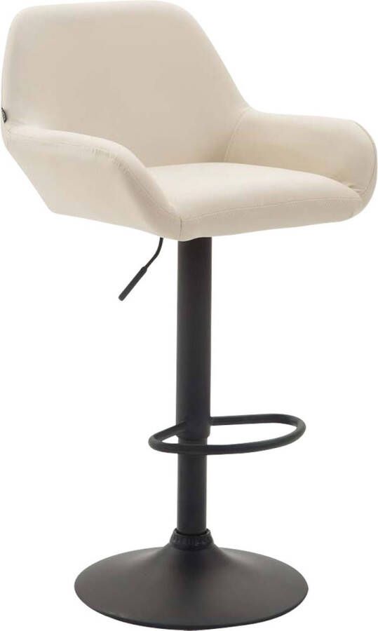 CLP Barkruk Braga Zwart Frame Kunstleer