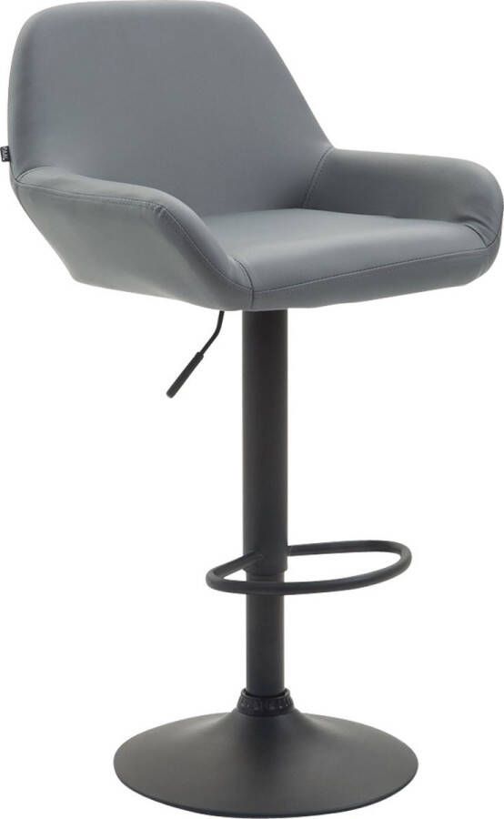 CLP Barkruk Braga Zwart Frame Kunstleer