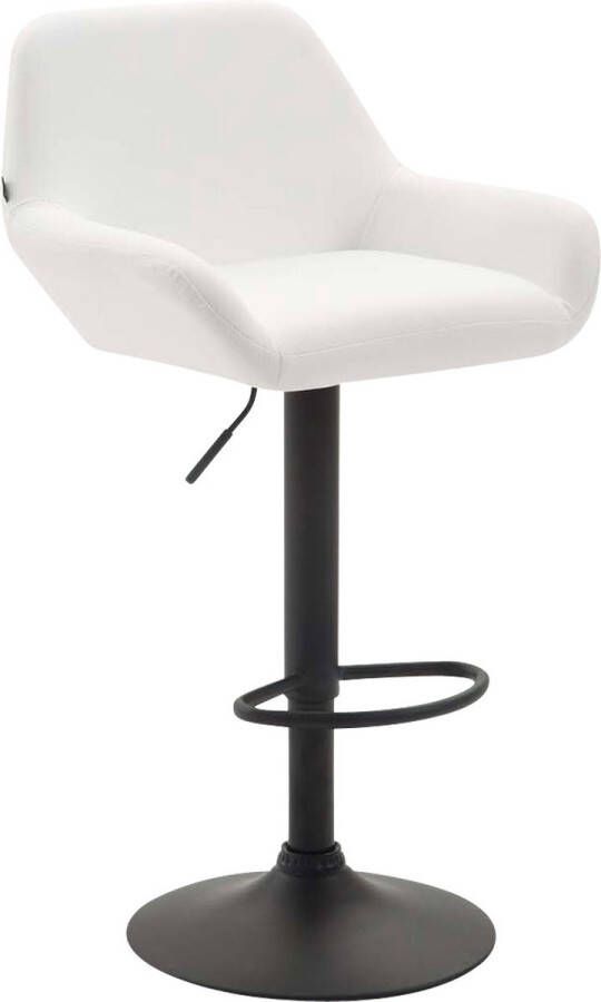 CLP Barkruk Braga Zwart Frame Kunstleer