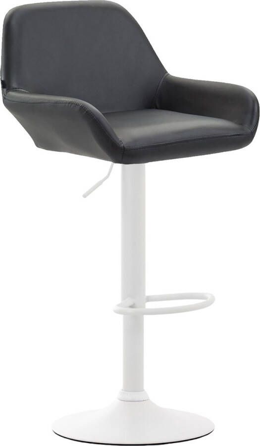 CLP Barkruk Braga Wit Frame Kunstleer