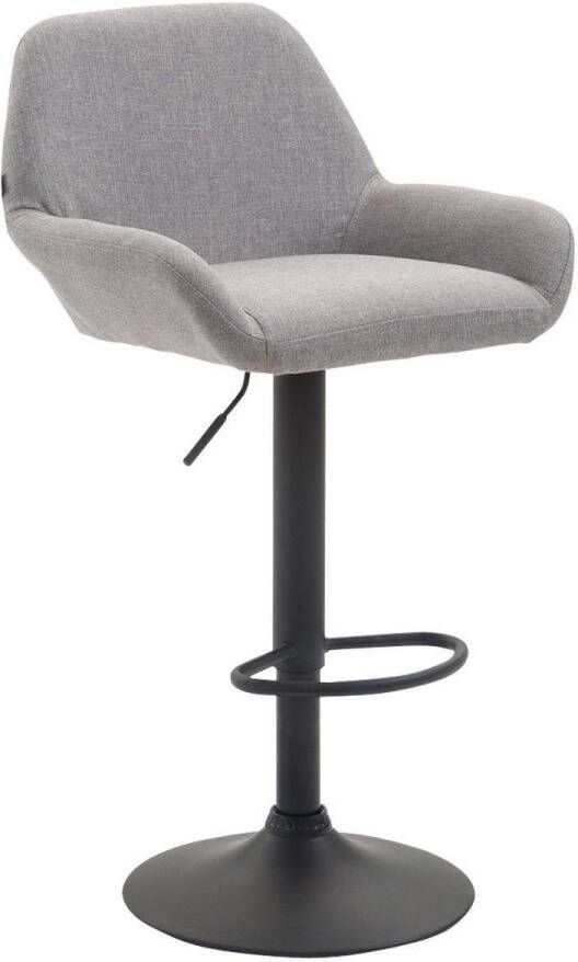 CLP Barkruk Braga Zwart Frame Stof
