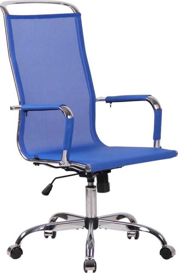 Clp Branson Bureaustoel Ergonomisch Met armleuningen Voor volwassenen Mesh blauw
