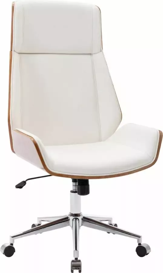 CLP Bureaustoel Breda Walnoot Kunstleer