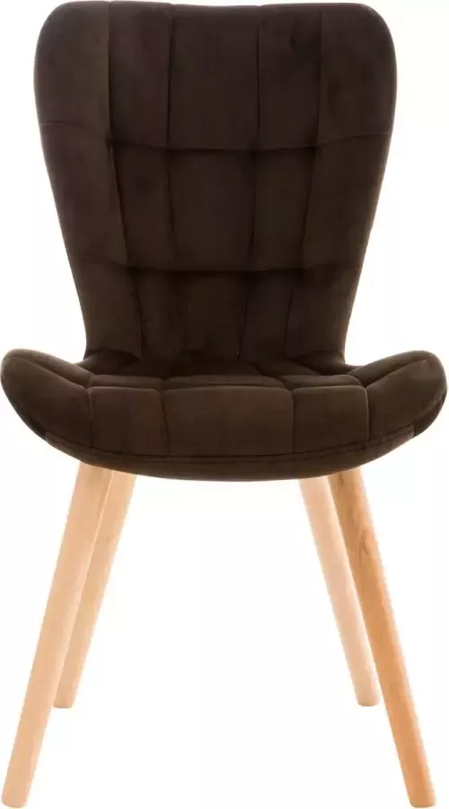 CLP Set van 4 Eetkamerstoelen Elda Fluweel