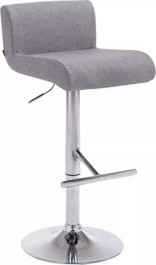 Clp California Barkruk Stof licht grijs