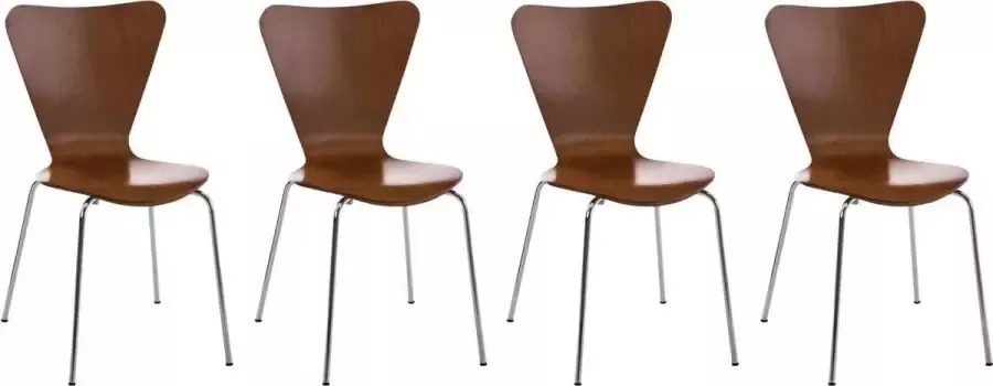 Clp Calisto 4x Bezoekersstoel bruin