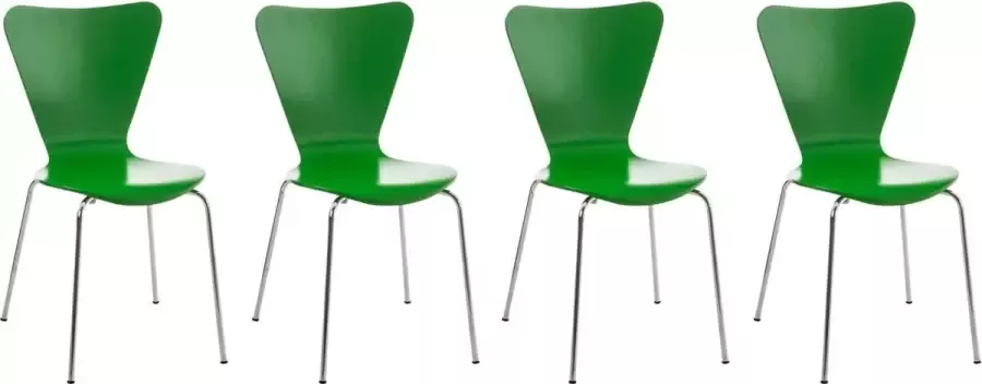 Clp Calisto 4x Bezoekersstoel groen