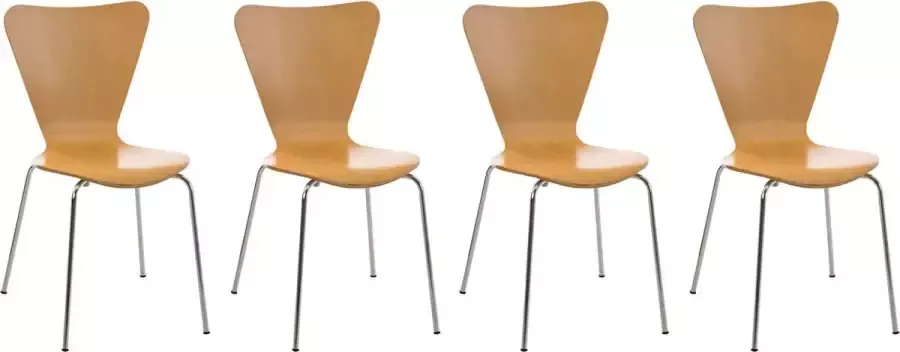 CLP Calisto 4x Bezoekersstoel natura