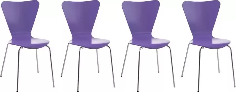 Clp Calisto 4x Bezoekersstoel purper