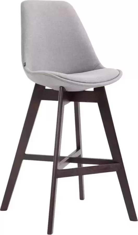 Clp Cannes Barkruk Stof grijs cappuccino