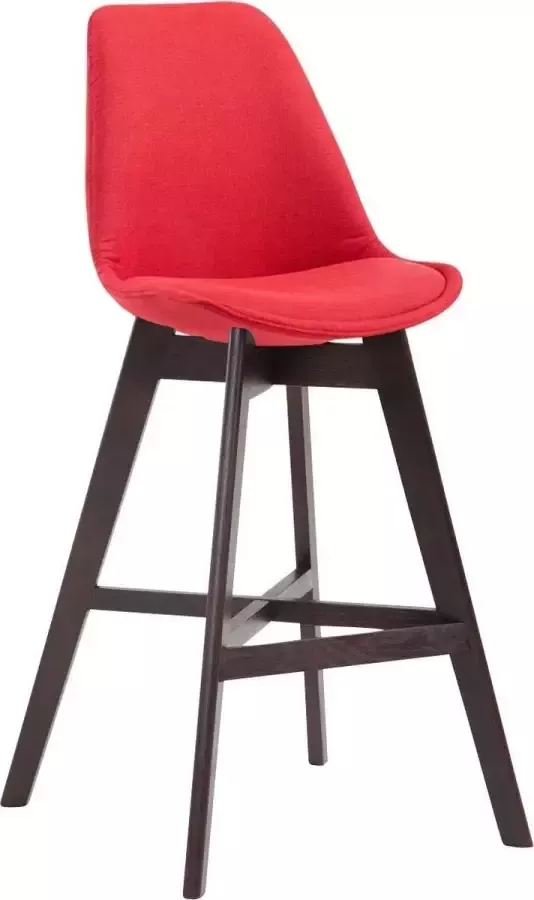 Clp Cannes Barkruk Stof rood cappuccino