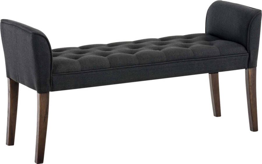 Clp Cleopatra Chaise longue Stof donkergrijs antiek donker