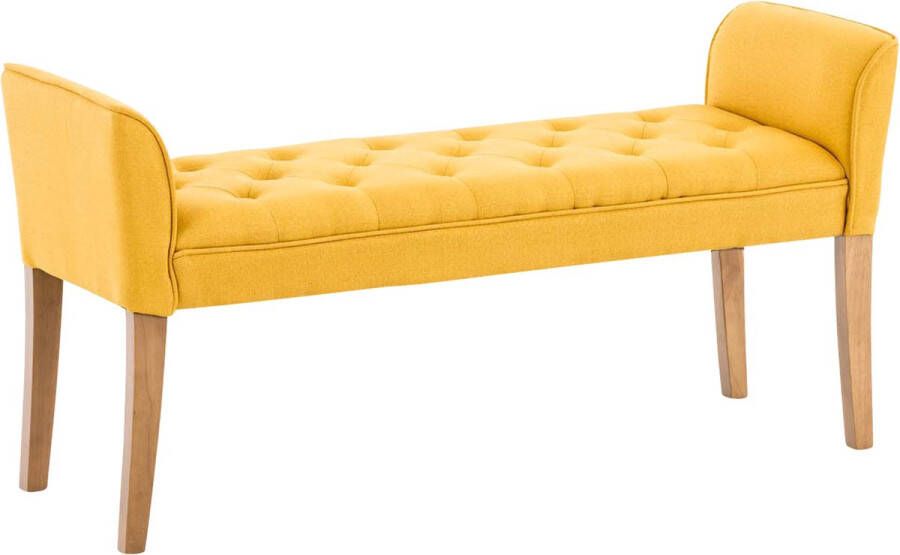 CLP Chaise longue Cleopatra Licht Bruin Frame Stof