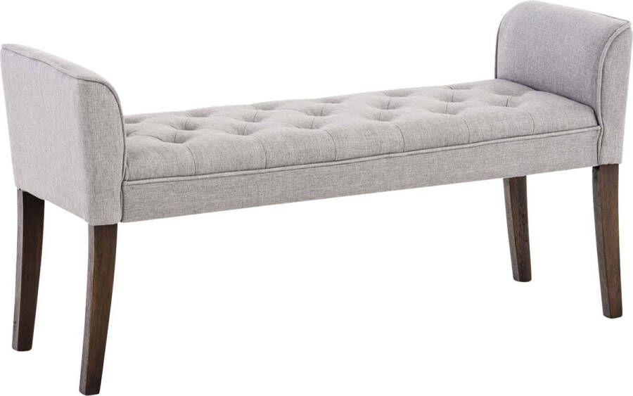 Clp Cleopatra Chaise longue Stof licht grijs antiek donker