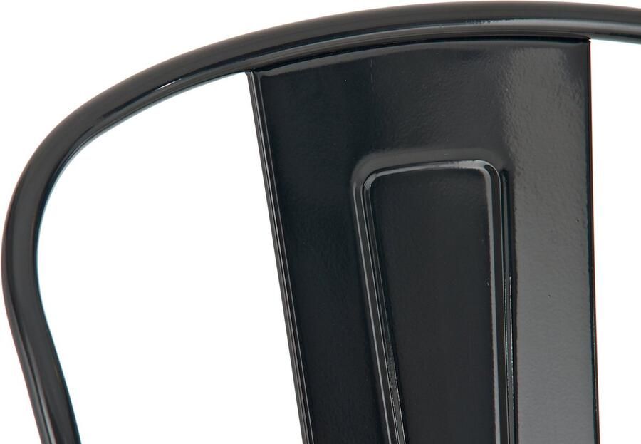 CLP Aiden Set van 4 barkrukken zwart