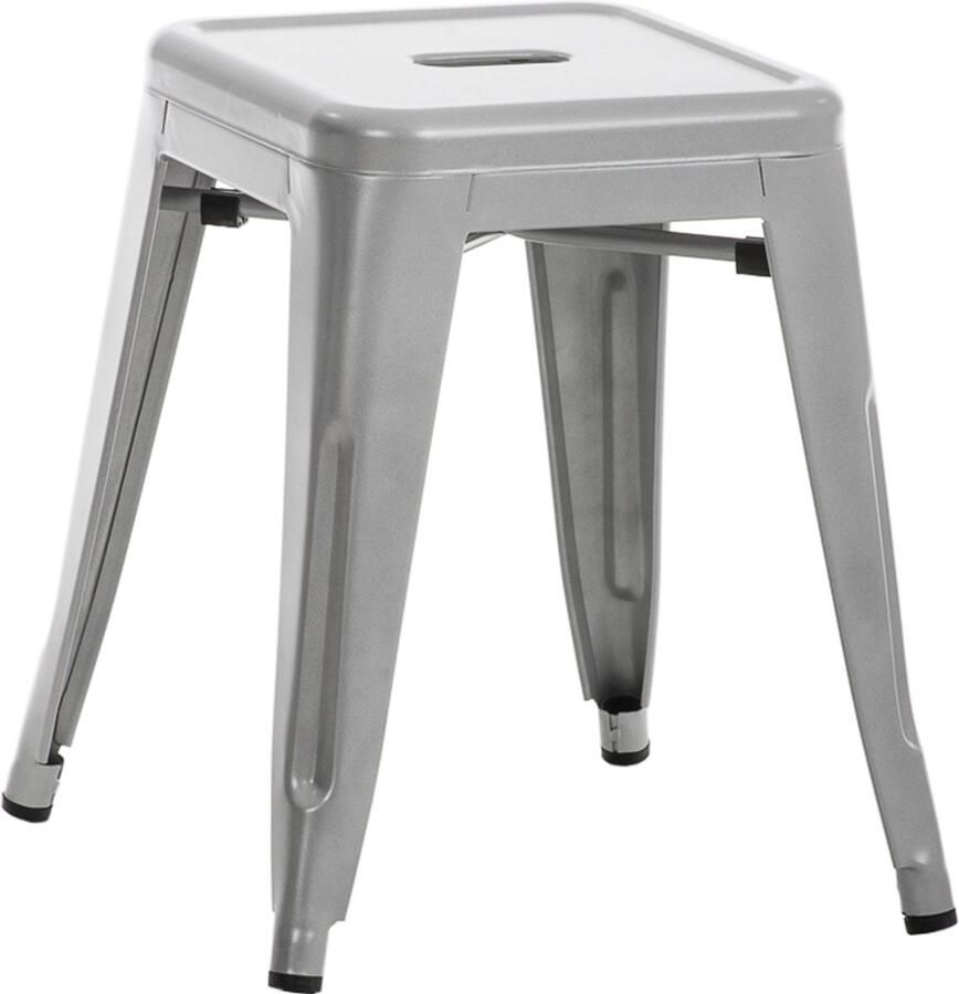 Clp Armin Hocker Kruk Metaal zilver