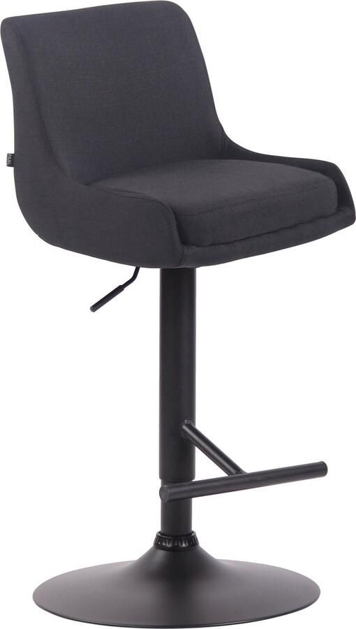 CLP Club Barkruk Stof zwart