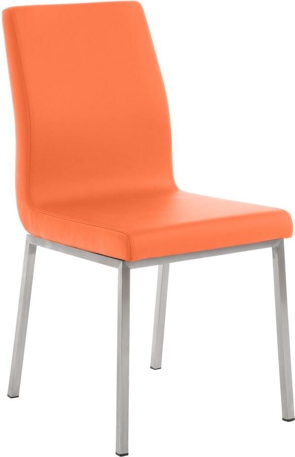 Clp Colmar Eetkamerstoel Kunstleer oranje