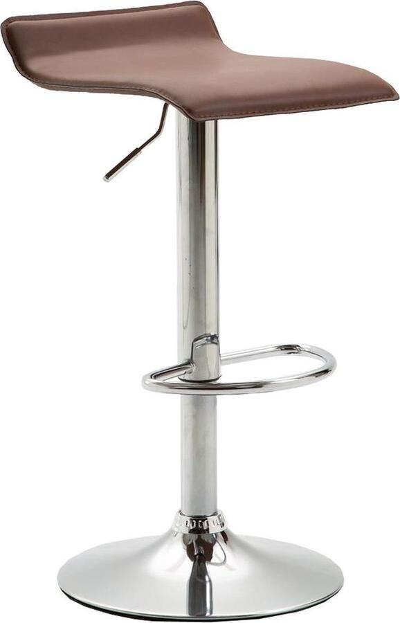 Clp Dyn V2 Barkruk Kunstleer bruin chroom