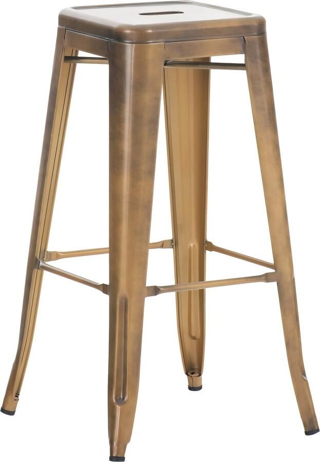 CLP Joshua Barkruk Voetsteun Stapelbaar Metaal goud natura