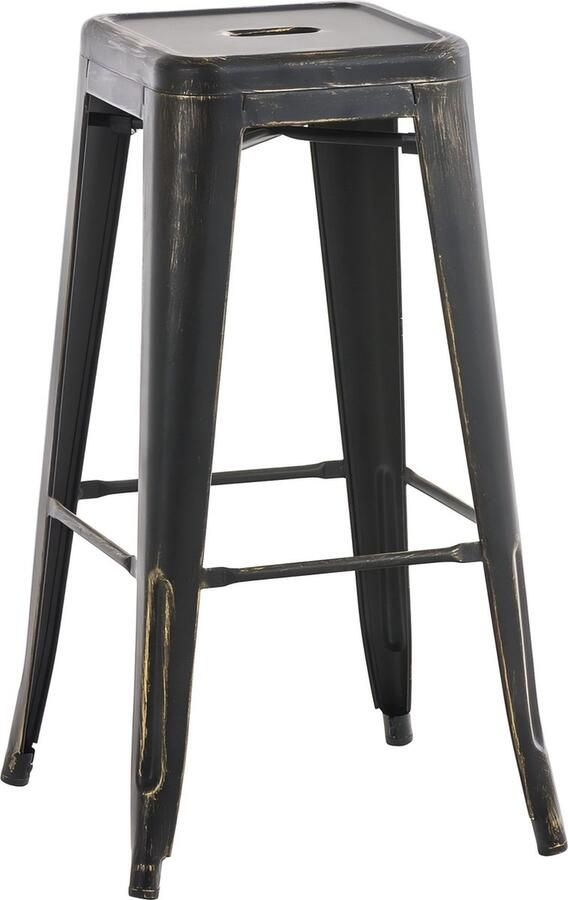 CLP Joshua Barkruk Stapelbaar Voetsteun Metaal zwart goud natura