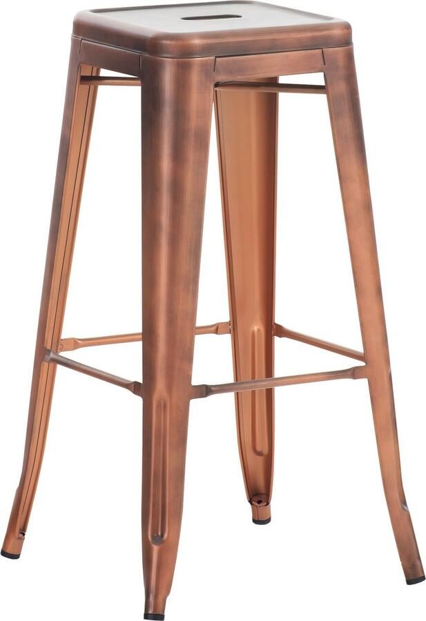 CLP Joshua Barkruk Voetsteun Stapelbaar Metaal koper natura