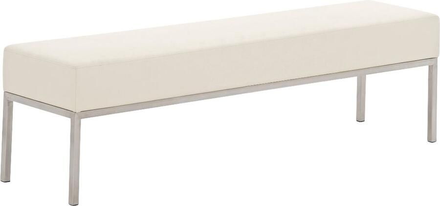 Clp Vierzitsbank Lamega kunstleer crème