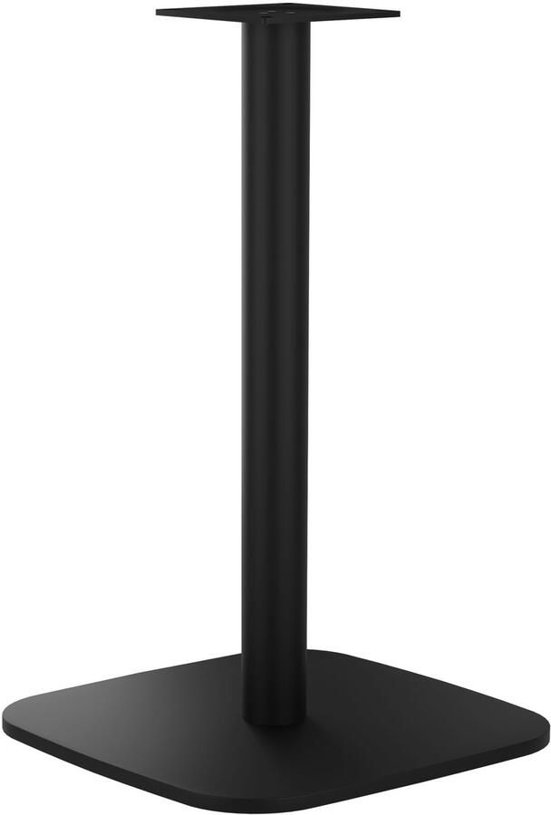 CLP Marudi Tafelpoten metaal zwart tafelpoot tafel onderstel weerbestendig stevig tafelonderstel voor binnen en buiten vierkant zwart