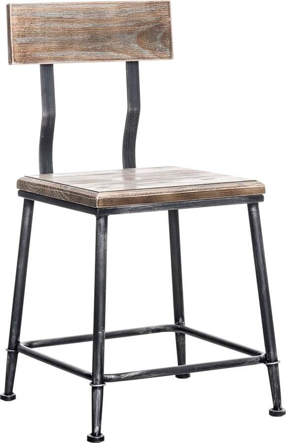 Clp Queens Bistrostoel antiek zilver