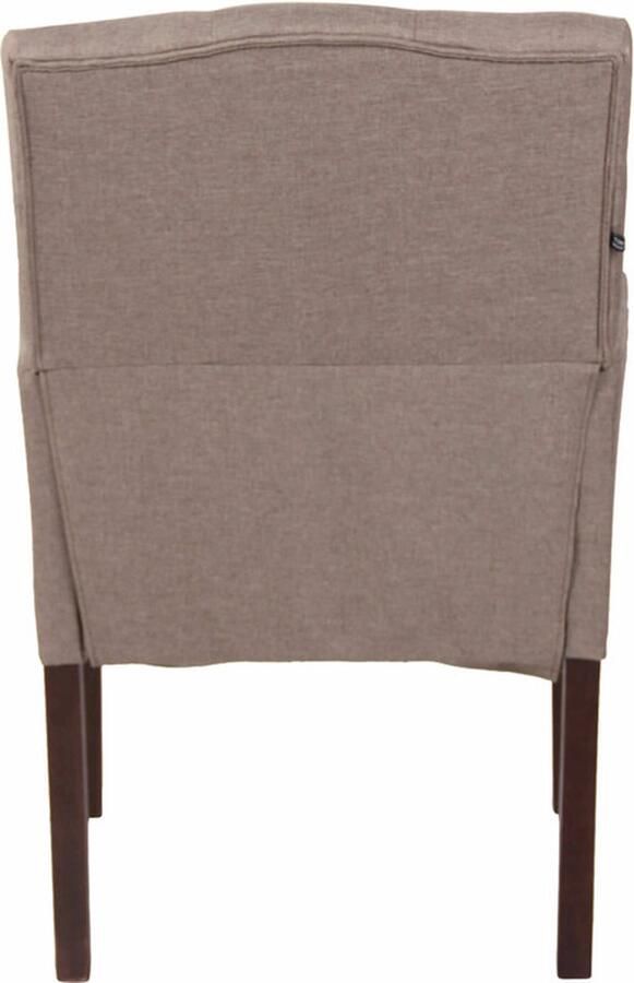 CLP Sugar Set van 2 eetkamerstoelen Stof antiek taupe