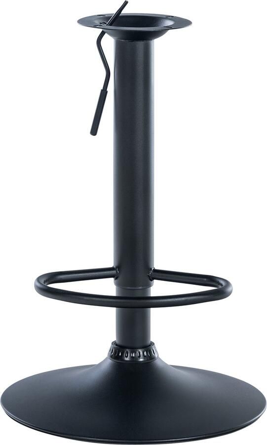 Clp XL frame voor barkrukken Versterkte barkrukkolom 8 X 8 of 10 X 10 CM gatenafstand DIY barkruk tot 150 kg zwart 10 x 10 cm