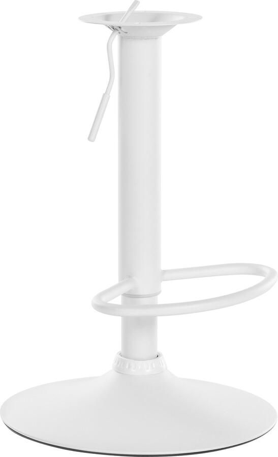 Clp XL frame voor barkrukken Versterkte barkrukkolom 8 X 8 of 10 X 10 CM gatenafstand DIY barkruk tot 150 kg wit 10 x 10 cm