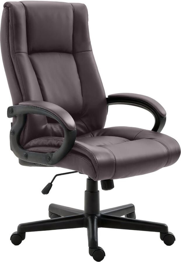 CLP XL Sparta Bureaustoel ergonomische voor volwassenen kunstleer bruin