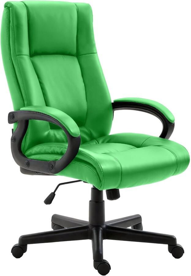 CLP XL Sparta Bureaustoel ergonomische voor volwassenen kunstleer groen