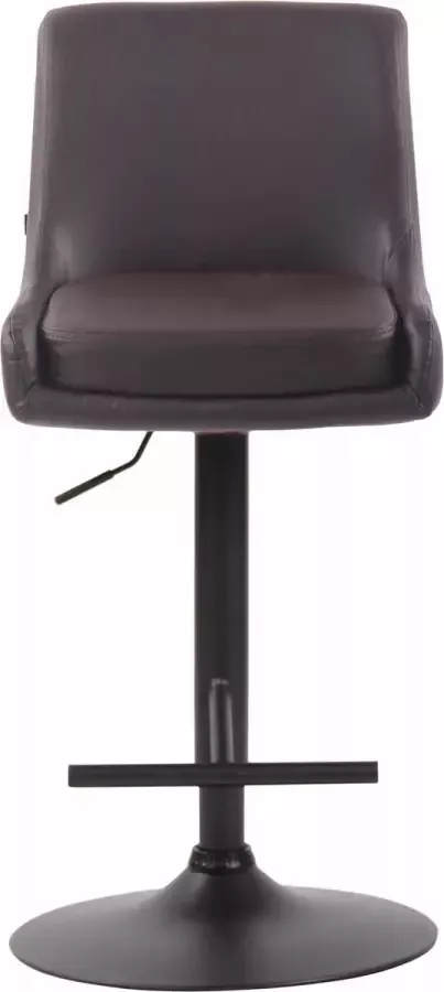 Clp Club Barkruk Kunstleer Bruin Zwart - Foto 2