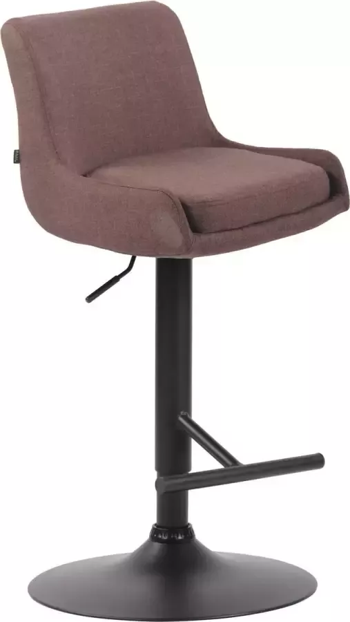 Clp Club Barkruk Stof Bruin Zwart