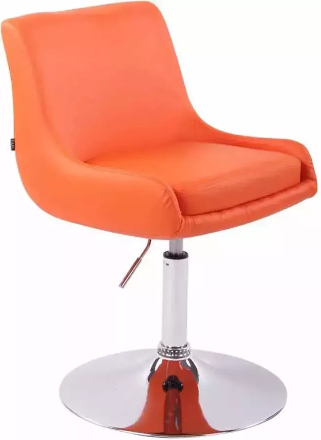 Clp Club Loungestoel Kunstleer oranje
