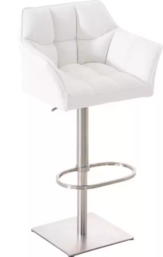 CLP Barkruk Damaso RVS Verstelbaar Frame Kunstleer